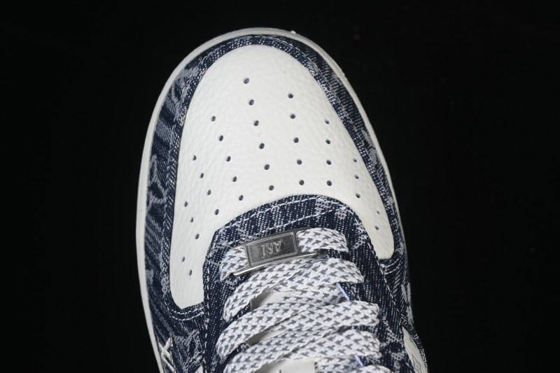 Nike Air Force 1 '07 Low LV Collaboration White Blue Casual Sneakers - YF9511-812