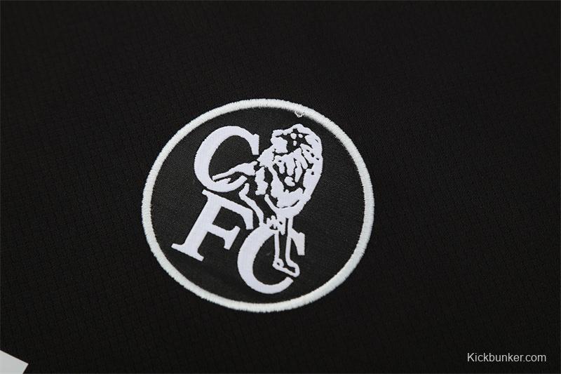25/26 Chelsea Black T90 with XS Short Sleeve+Soccer Shorts