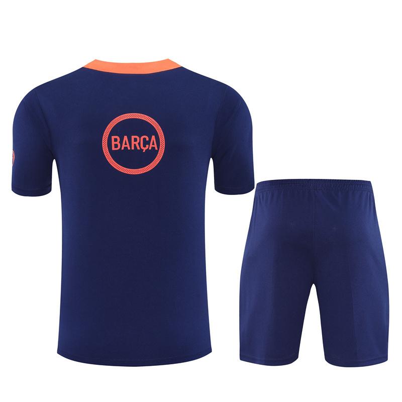 25/26 Barcelona Royal Blue Camouflage T90 Short Sleeve Jersey+Shorts
