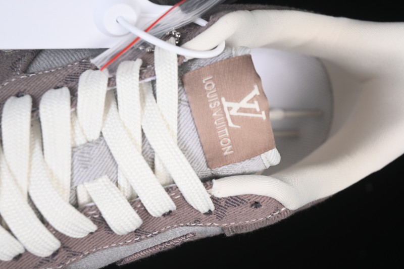 Nike Air Force 1 '07 Low Canvas Sneakers with Louis Vuitton Collaboration Design - YF9511-821