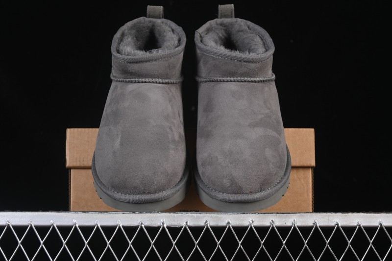 UGG Classic Ultra Mini Sheepskin Ankle Boots with Water-Resistant and Anti-Shedding Design - 1116109