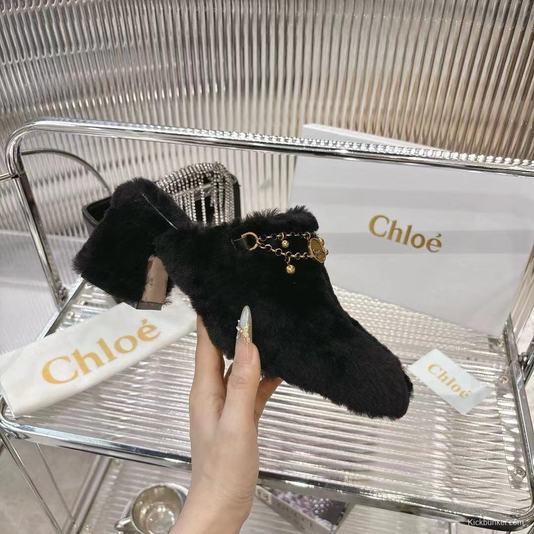 Chloe 2026 Real Fur Slippers - LY00320