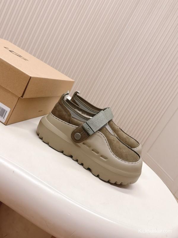 UGG 2025 SS New Wool Shoes with Lightweight EVA Sole and Water-Resistant Suede - KFY00260