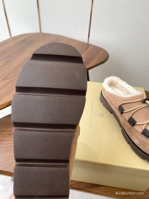 Brunello Cucinelli Open Walk Ankle Boot Winter Snow Boots - AS00300