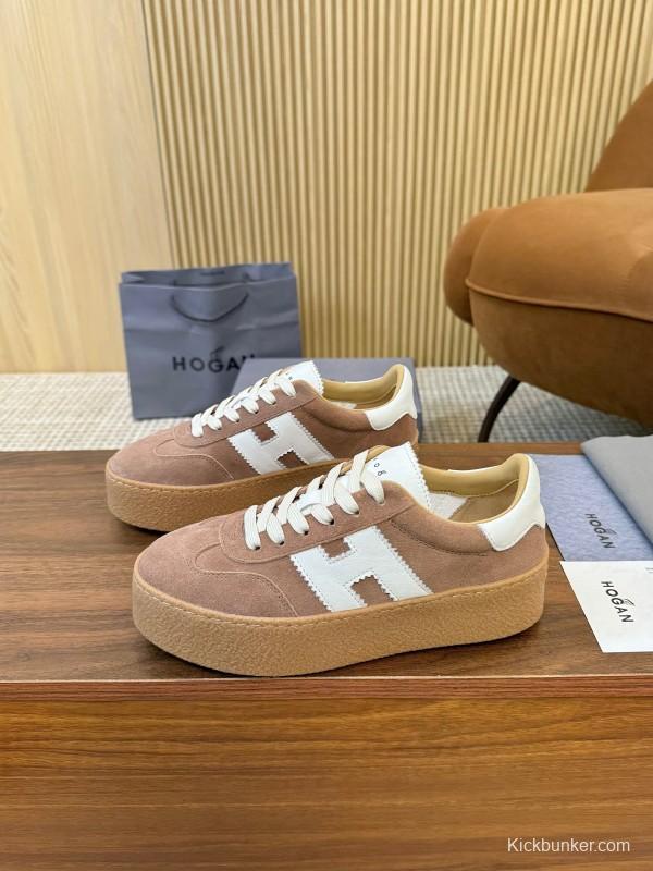 Hogan Platform Series H698 Thick Sole Casual Sneakers - H698