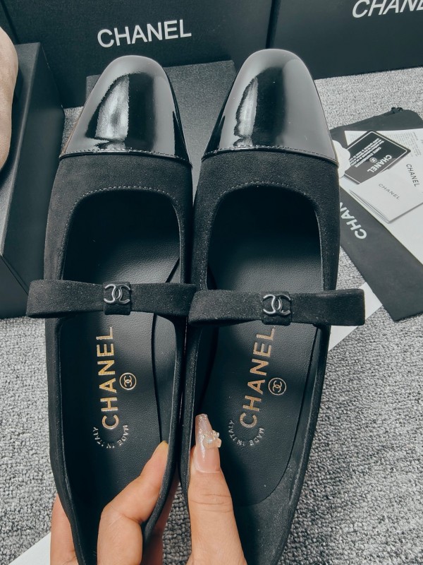 Chanel Classic Slingback Bow Flats - LY00290