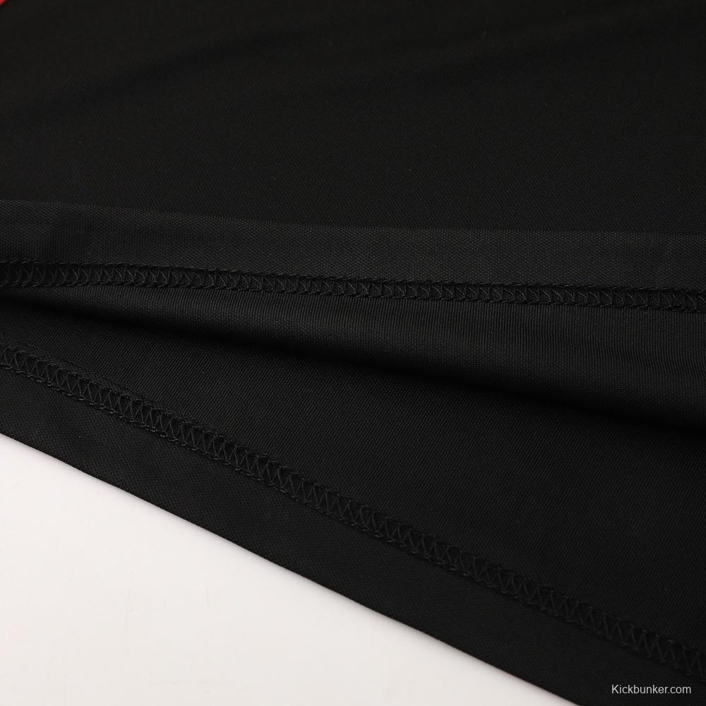 2025 Belgium Black Short Sleeve+Soccer Shorts