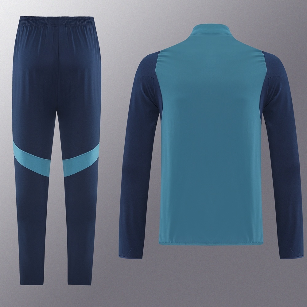 25/26 Arsenal Blue Full Zipper Jacket+Long Pants S-3XL