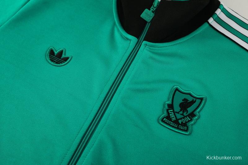 25/26 Liverpool Green Full Zipper Jacket +Long Pants