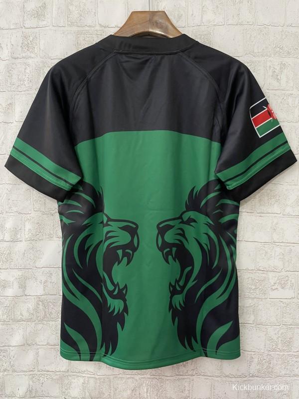 2026 Kenya Simbas Green with Double Lion Design Jersey