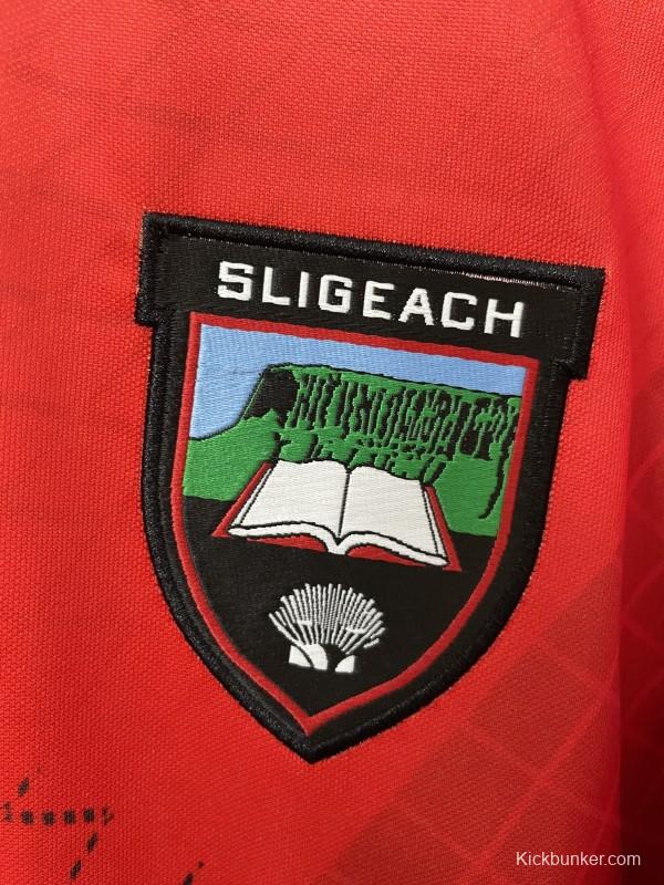 25/26 Sligo GAA Red with Black Geometric Pattern Jersey