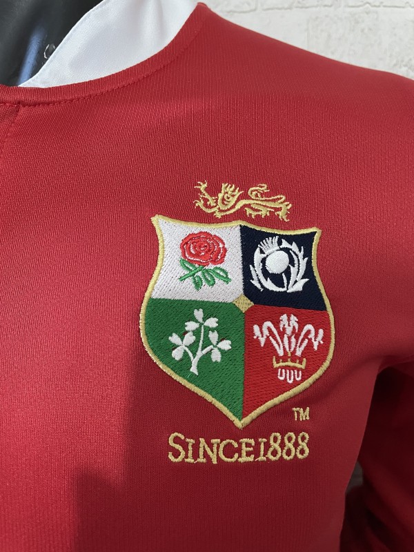 2025 British & Irish Lions Red Long Sleeve Jersey