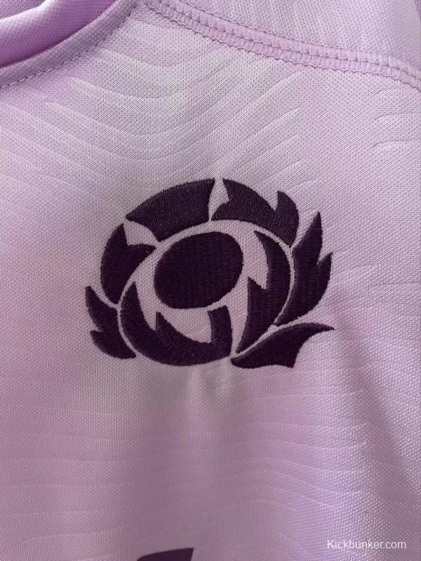 2026 Scotland Pink with Purple Trim Jersey