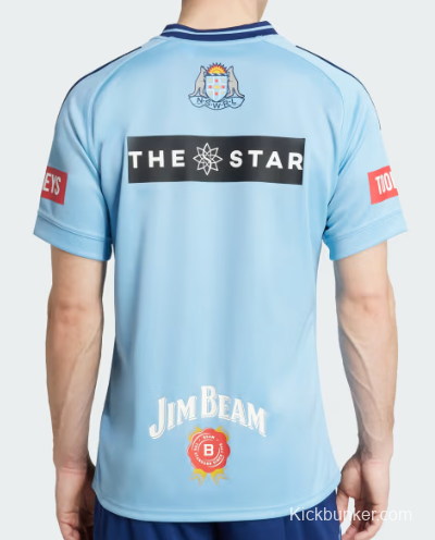 2026 NSW Blues Sky Blue to Navy Blue Gradient with Diamond Pattern Jersey
