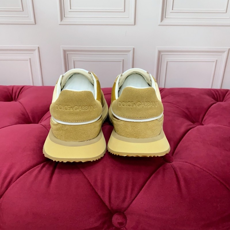 Dolce & Gabbana 2025 SS New Collection Luxury Embroidered Logo Sneakers - AS00300