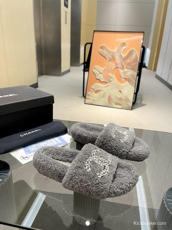 Chanel 2025 SS New Wool Slippers Soft Fine Wool - LY00280