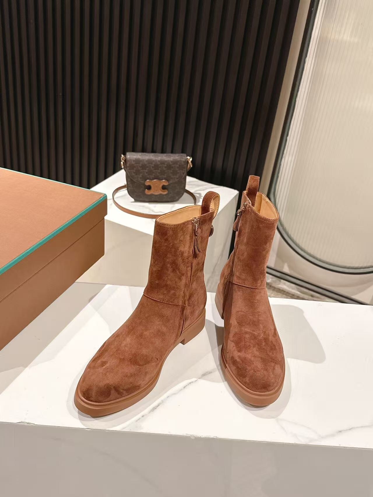 Loro Piana Fall/Winter 2025 Classic Old Money Style Ankle Boots - LY00370/LY00410
