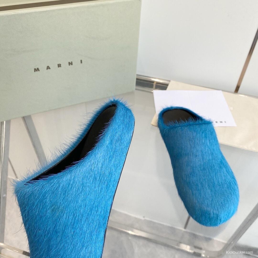 Marni 2025/SS Pony Hair Loafer Shoes - LY00