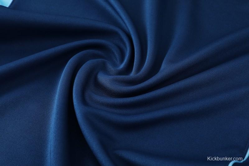 25/26  Adidas Navy Blue Full zipper Jacket Tracksuit+ long pants