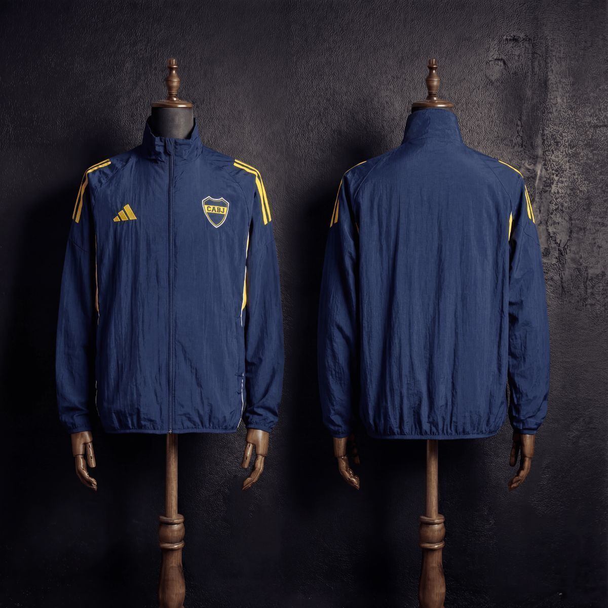 2026 Boca Juniors Black Jacket Windbreaker