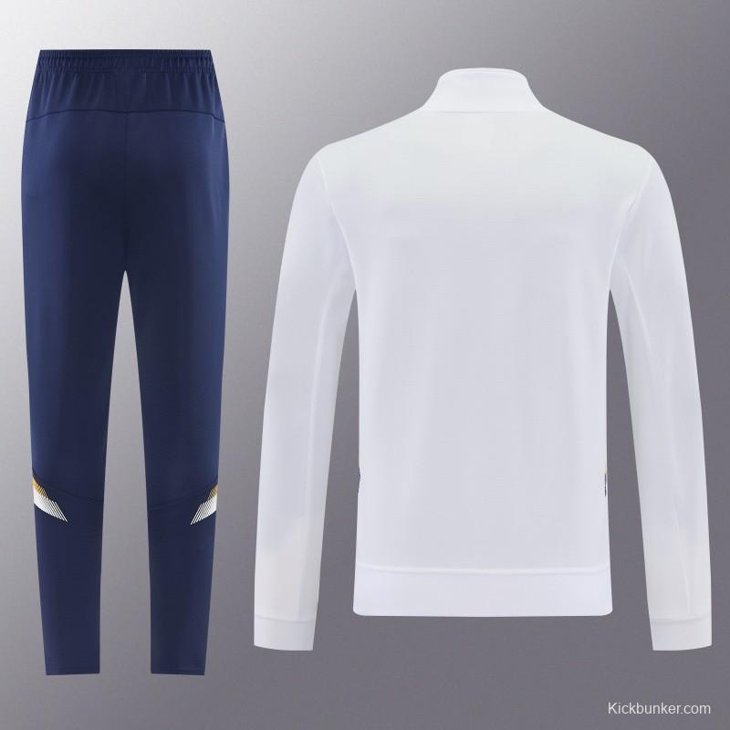 2026 NIKE White Full Zipper Jacket + Long Pants