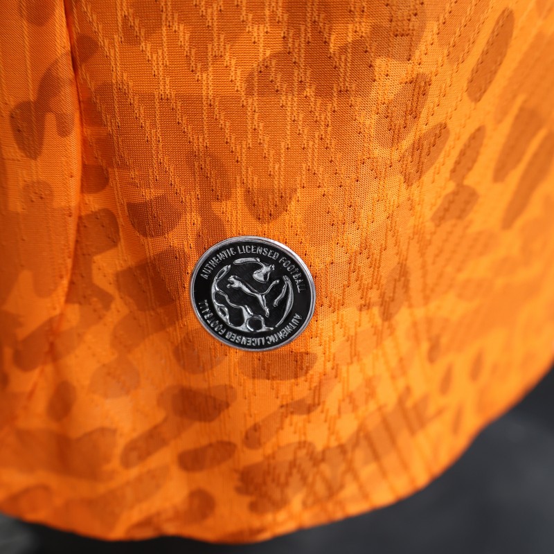 2026 Player Version Ivory Coast Orange with Leopard Pattern Jersey
