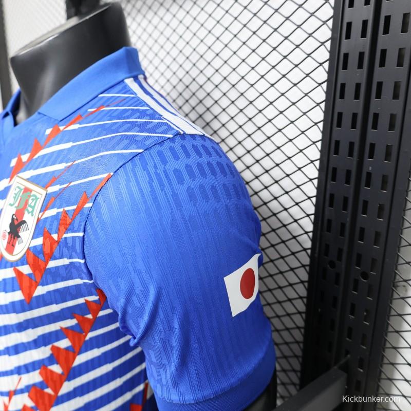Player Version 2027 Japan Home Blue with Diagonal Graphic Jersey