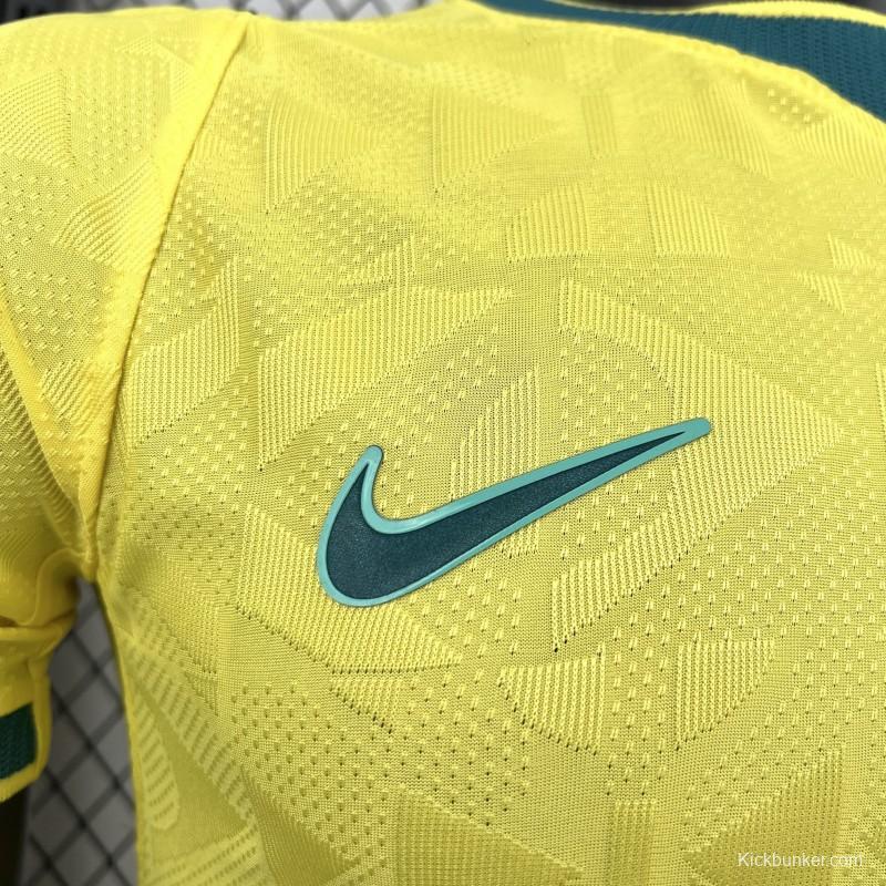 2026 Player Version Mens Brazil World Cup Home Jersey