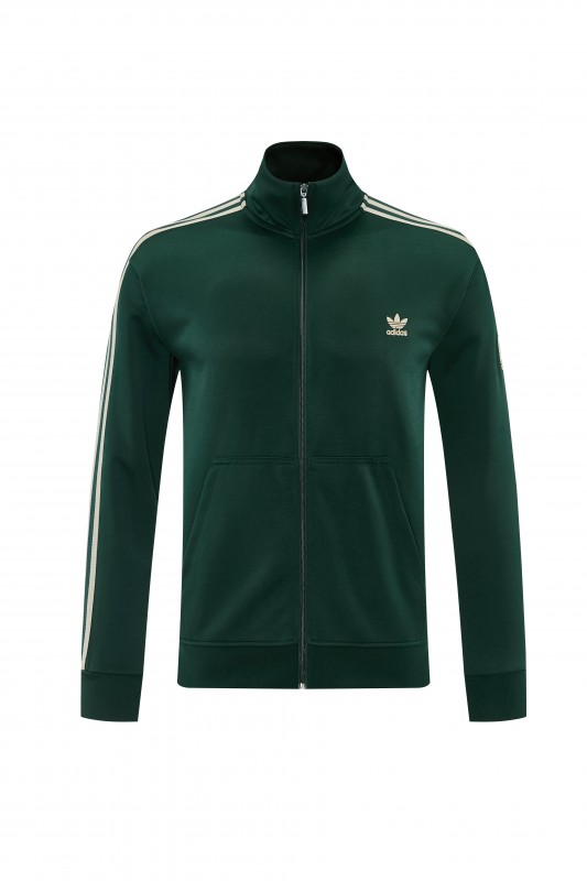 2026 Adidas Navy Green  Full Zipper Jacket + Long Pants