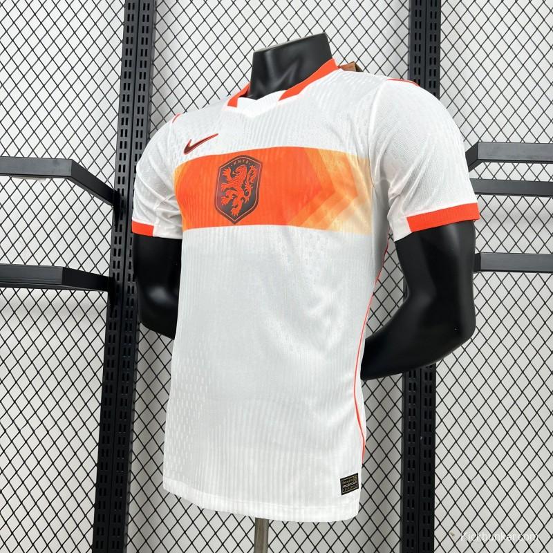 2026 Player Version Mens Netherlands World Cup Away Jersey
