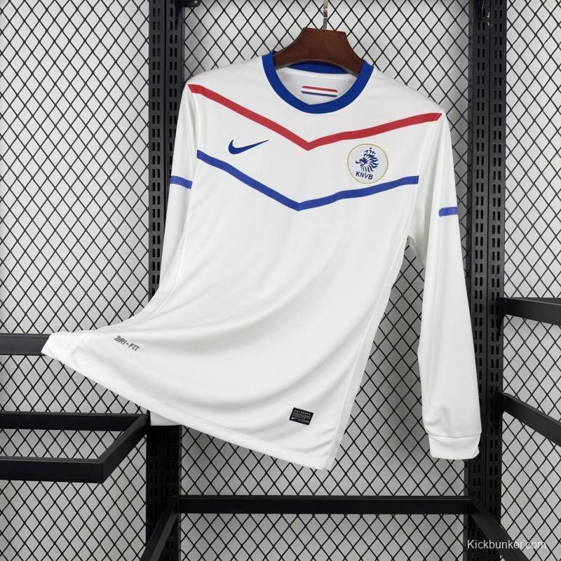 2012 Retro France Away Long Sleeve Jersey