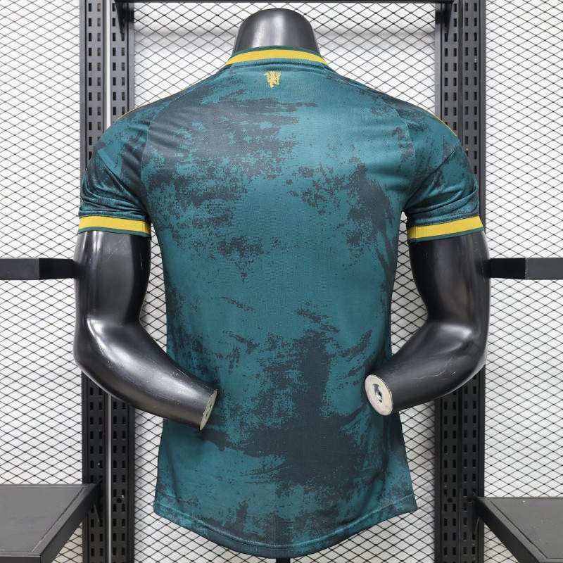 Player Version 26/27 Manchester United Teal & Gold Third Special Edition Jersey