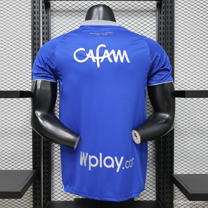 Player Version 26/27  Millonarios FC Royal Blue  Home Jersey