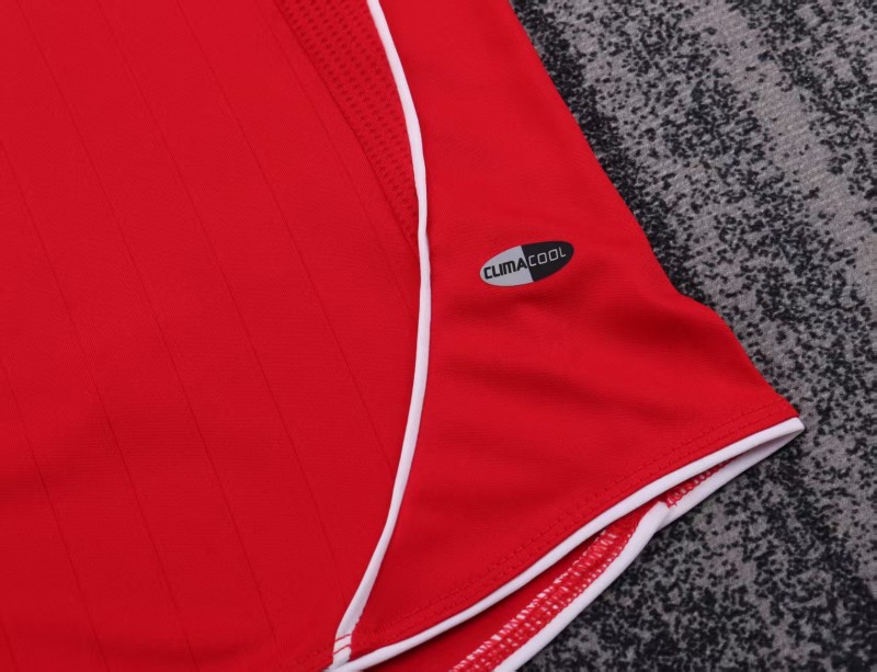 Retro Kids 06/08 Liverpool Red Home Jersey