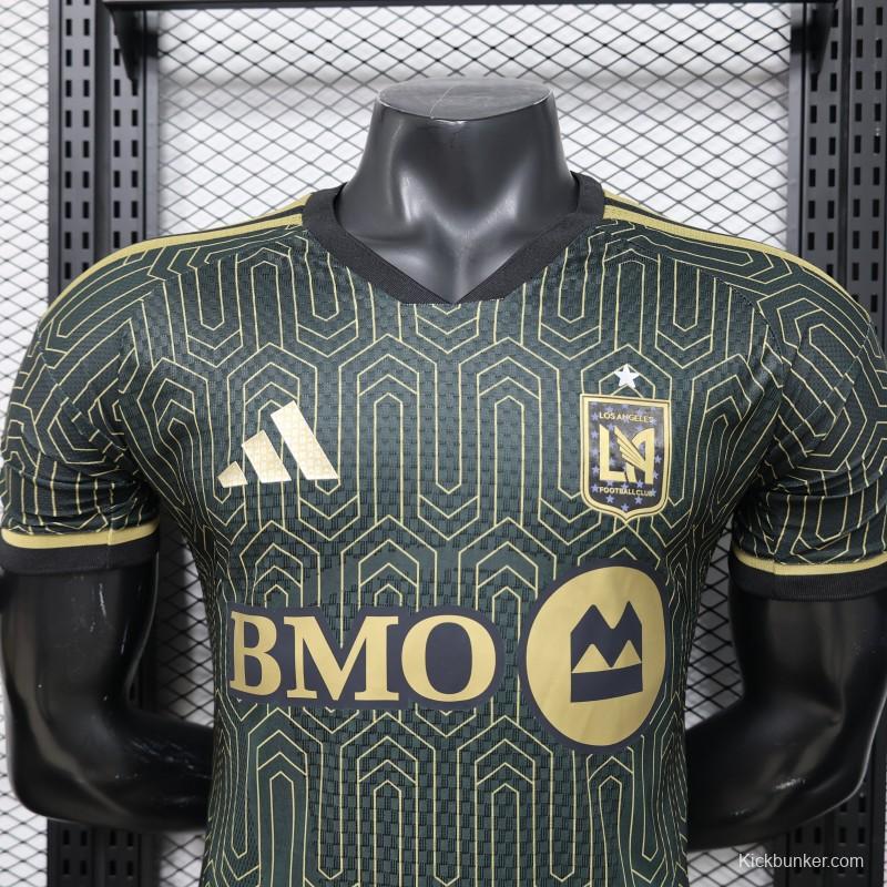 Player Version 2026 LAFC Home Black with Gold   Jersey