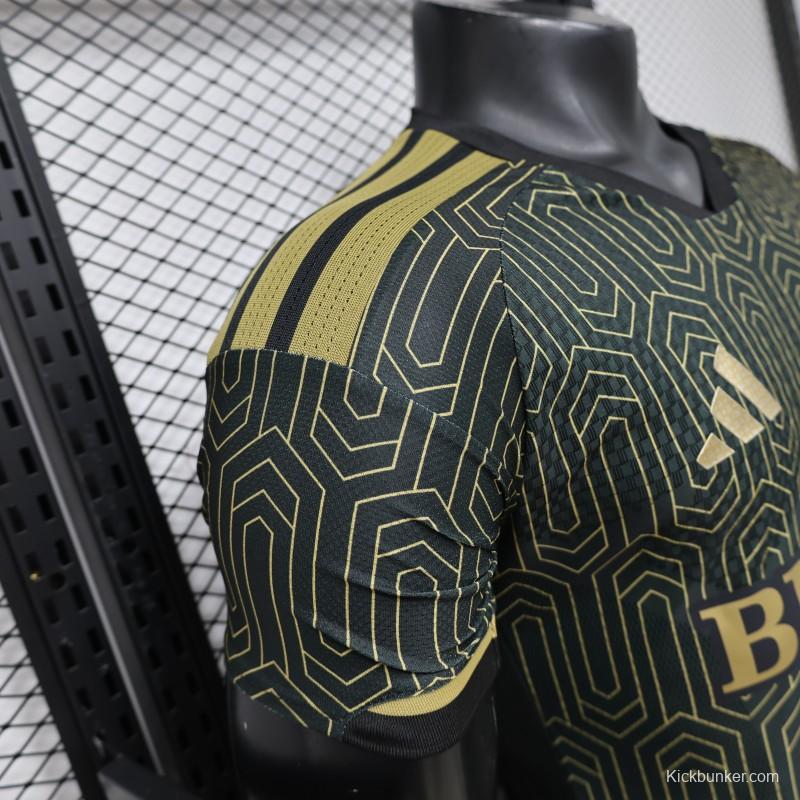 Player Version 2026 LAFC Home Black with Gold   Jersey