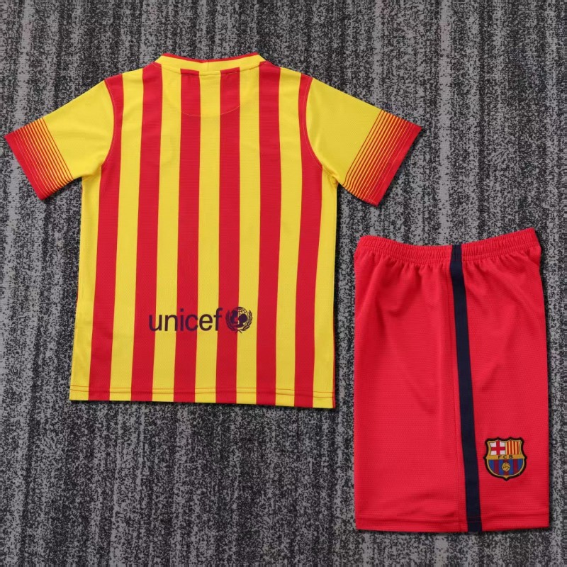 Retro Kids 13/14 FC Barcelona Away Jersey