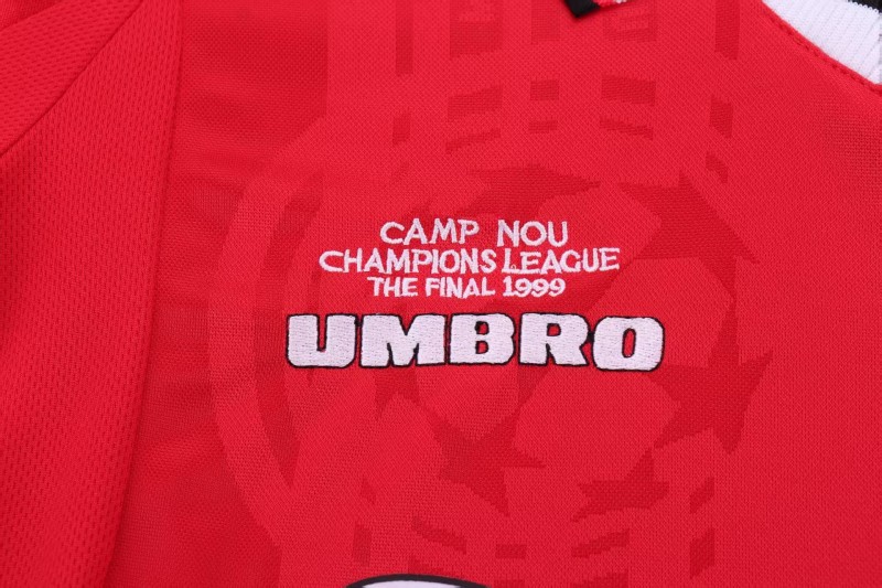 Retro Kids 99/00 Manchester United Home Jersey
