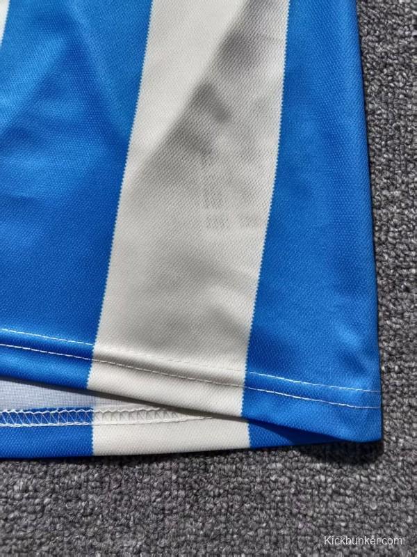 Retro 1998 Kids Argentina Home Long Sleeve Jersey