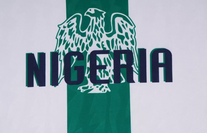 Retro Kids 1996  Nigeria Away White Jersey