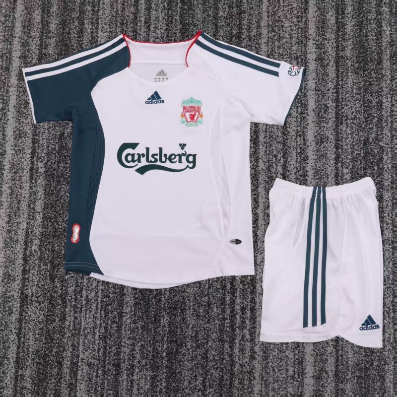 Retro Kids 06/08  Liverpool Away Jersey