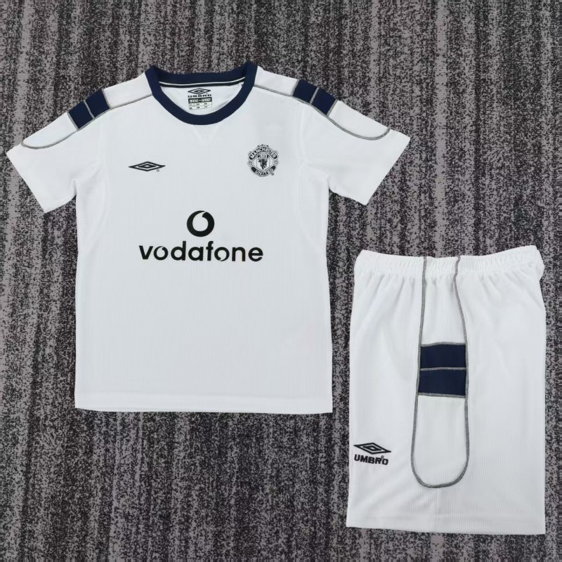 Retro Kids 00/01 Manchester United Away Jersey