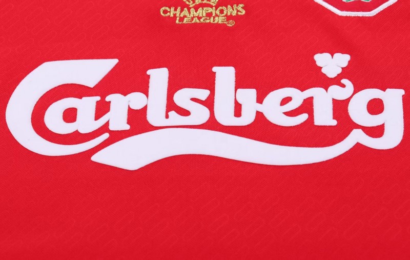 Retro Kids 04/05 Liverpool Home Jersey