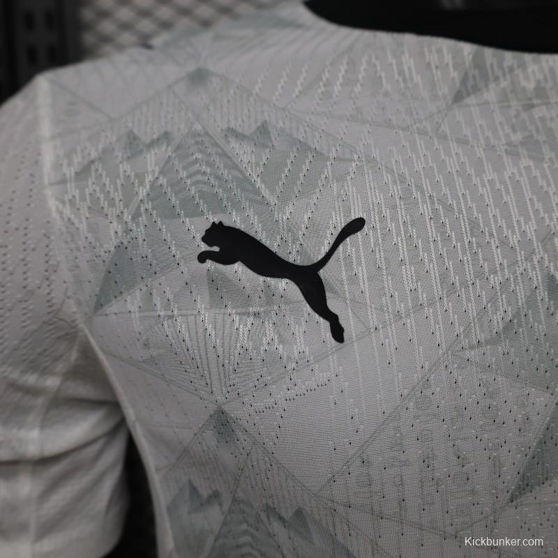 Player Version 2026 Egypt White with Grey  Away Jersey