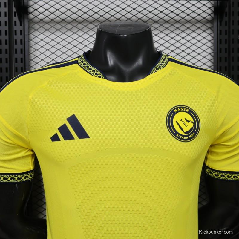 Player Version 26/27 Al Nassr FC Home Bright Yellow  Jersey
