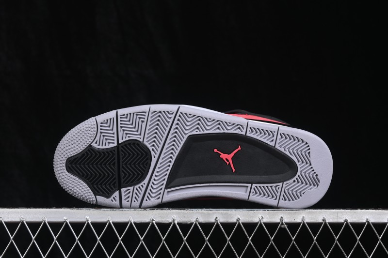 Nike Air Jordan 4 Retro Basketball Shoes in Bold Red - FQ8138-600