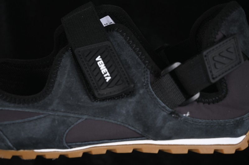 Bottega Veneta Orbit Flash Suede Round-Toe Mary Jane Low-Top Lifestyle Sneakers - AJE5