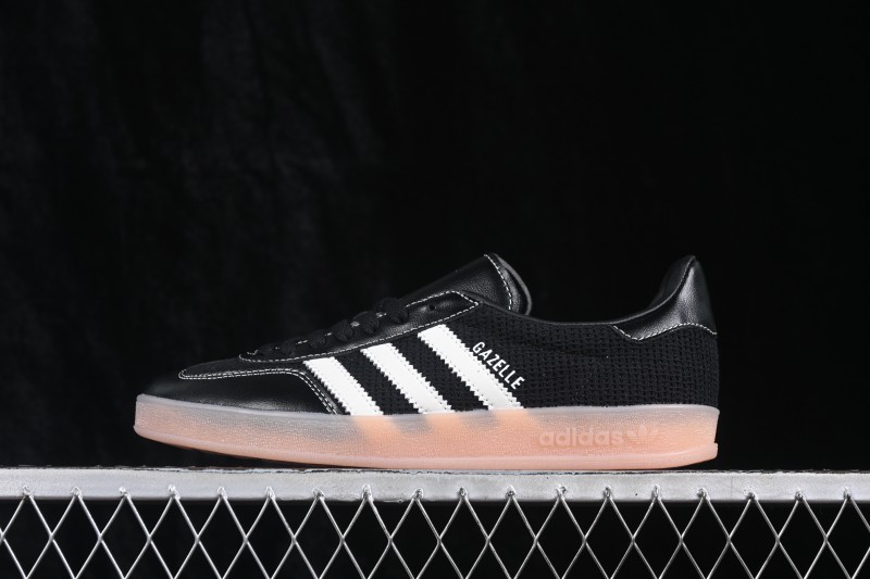 Adidas Originals Gazelle Indoor Retro Low-Top Skateboarding Shoes with Non-Slip Wear-Resistant Sole - JQ7084