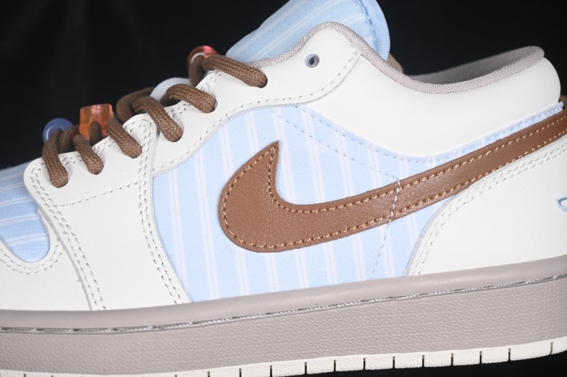 Nike Air Jordan 1 Low Retro Basketball Shoes with Classic Colorway - IR7553-422