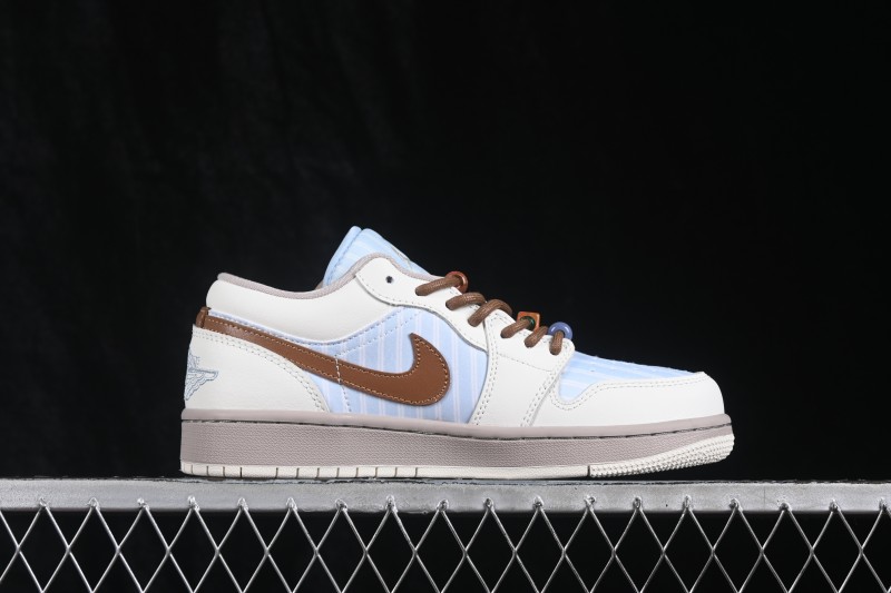 Nike Air Jordan 1 Low Retro Basketball Shoes with Classic Colorway - IR7553-422